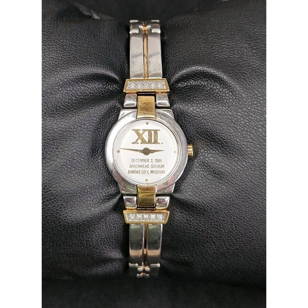 Womens Seiko Big 12 Arrowhead Oklahoma Sooners 2006 Championship Players Watch